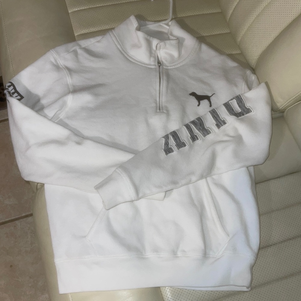 VS PINK quarter zip pullover XS